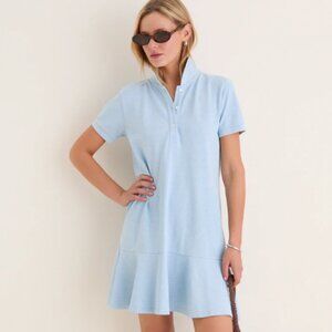 Tuckernuck Light Blue Pique May Polo Dress